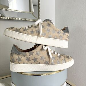 Escada Sport suede star print sneakers